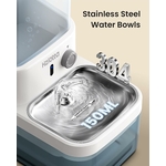 Fontaine à eau pour chat sans filtre grande capacité 5,7L design raffiné félin