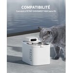 Accessoire chat design raffiné pour distributeur d’eau PETKIT
