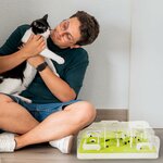 Mangeoire interactive puzzle chat design raffiné premium ALL FOR PAWS Classique.