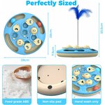 Piste balles rotatives puzzle premium félin enrichissement intérieur