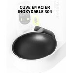 Accessoire chat design raffiné félin avec bol inoxydable PETKIT connecté.