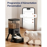 App mobile distributeur automatique chat PalNests programmes personnalisés premium.