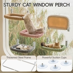Perchoir chaton premium EDAGNY entretien facile machine lavable tissu coton noble.