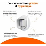 Détecteur de proies pour chat, innovation féline pour maison soignée et moderne.