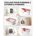 Installation sacs poubelles PETKIT Pura Max 2 accessoire félin sophistiqué.