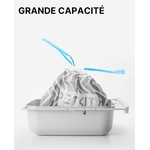 Cordon serrage sacs premium PETKIT hygiène luxe félin Pura X.