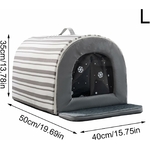 Maison pour chat imperméable facile à nettoyer.
