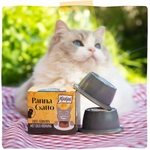 MjAMjAM Panna Gatto pâtée premium pour chat au poulet tendre, design raffiné félin.