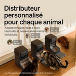 Mangeoire automatique pour chat PETLIBRO RFID pour foyer avec plusieurs animaux de compagnie