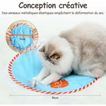 Jouet traqueur lumineux pour chat intérieur design blanc 2.0