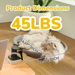 Lit rond pour chat sur bureau – design premium pour chaton et chat adulte
