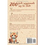 dos de Couverture du livre Les chats 200 faits surprenants