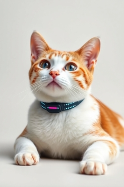 Collier connecté chat