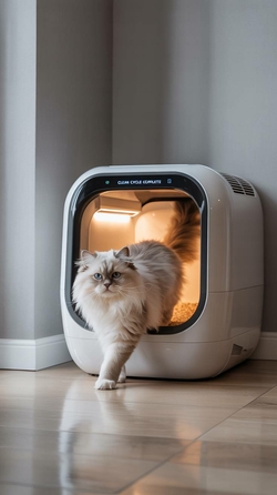 Litières autonettoyantes pour les Chats