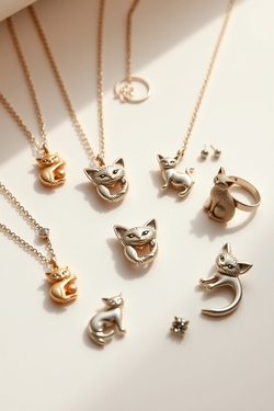 Bijoux motifs chat Élégance et passion féline