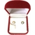 Clous d’oreilles motif chat en or 14K pour femme et fille