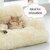 Canapé-lit pour chat MEWOOFUN moelleux avec housse amovible