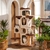 Structure en bois naturel marron pour intérieur chic et fonctionnel