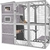 Seiyierr Grand Catio Kitty House