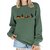 Sweat-shirt oversize Halloween motif félin citrouille coton doux