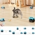 Accessoires modulables pour tapis de course automatique chat – plumes et cloches interchangeables
