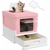 Chat sortant par le dessus maison de toilette design anti-dispersion litière.