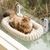 Hamac chat design minimaliste rebord soutien cou tête confort ultime EDAGNY.
