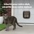 Porte chat avec puce électronique, sécurité et confort au quotidien.