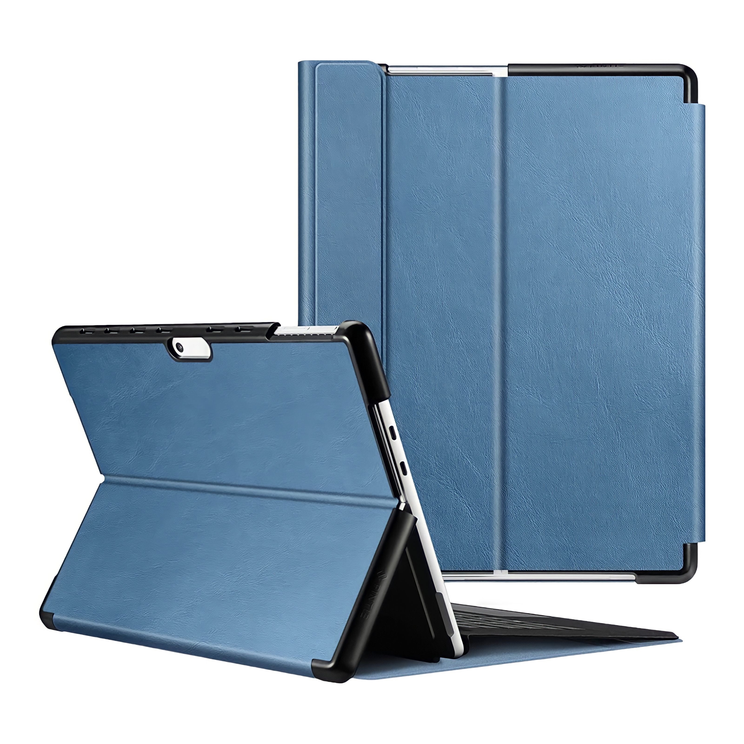 Étui pour Surface Pro 9 en tissu recyclé durable, Housse bleue
