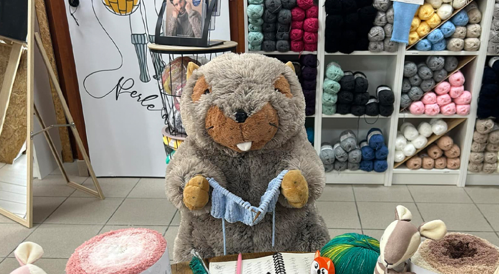 crea perle de laine marmotte