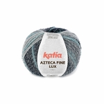 azteca fine lux 405 bleu émeraude gris clair