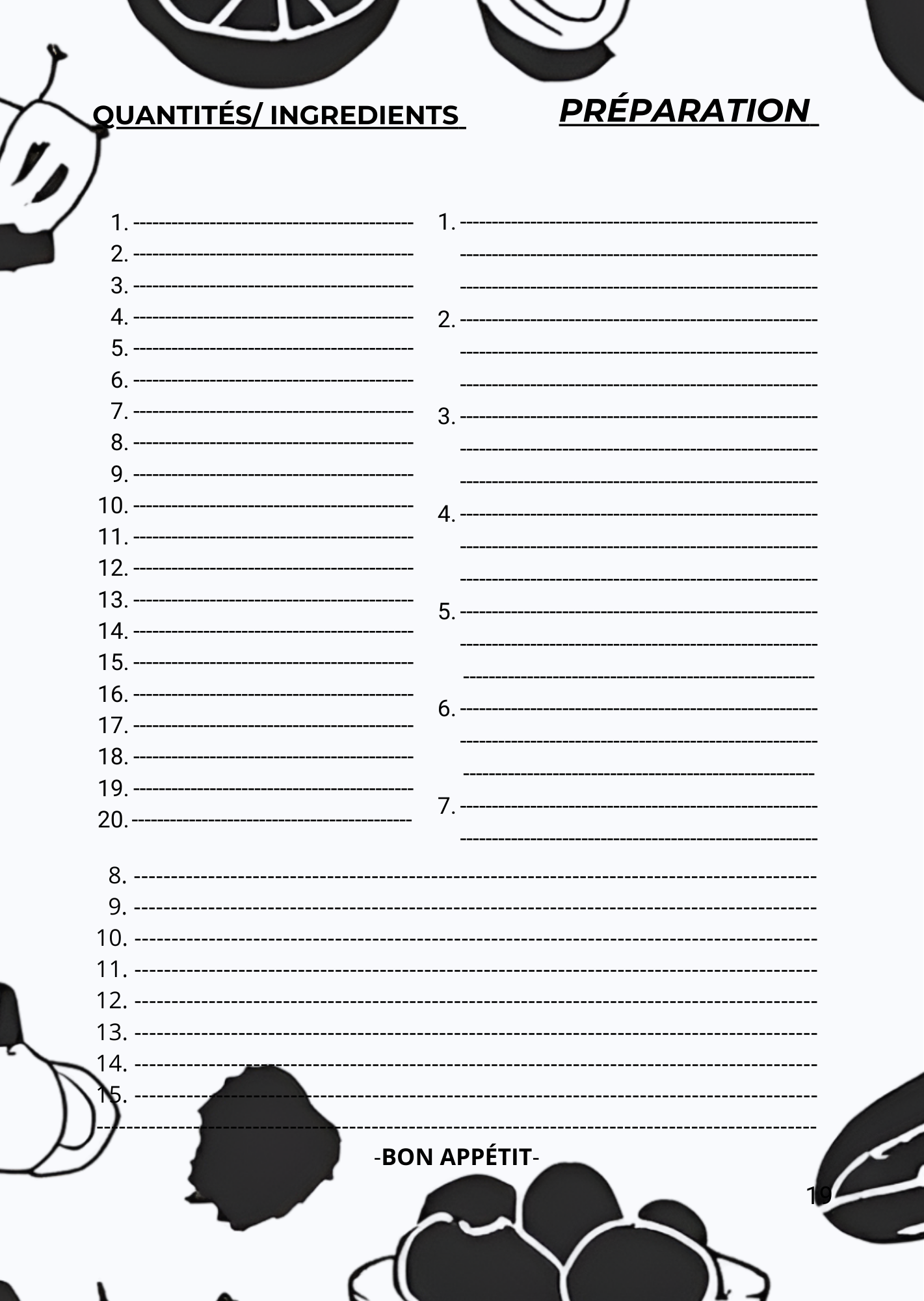 le grand livre de mes recettes( format A4 (215.9 x 279.4 mm) (211 x 297 mm) (211 x 297 mm) (4)