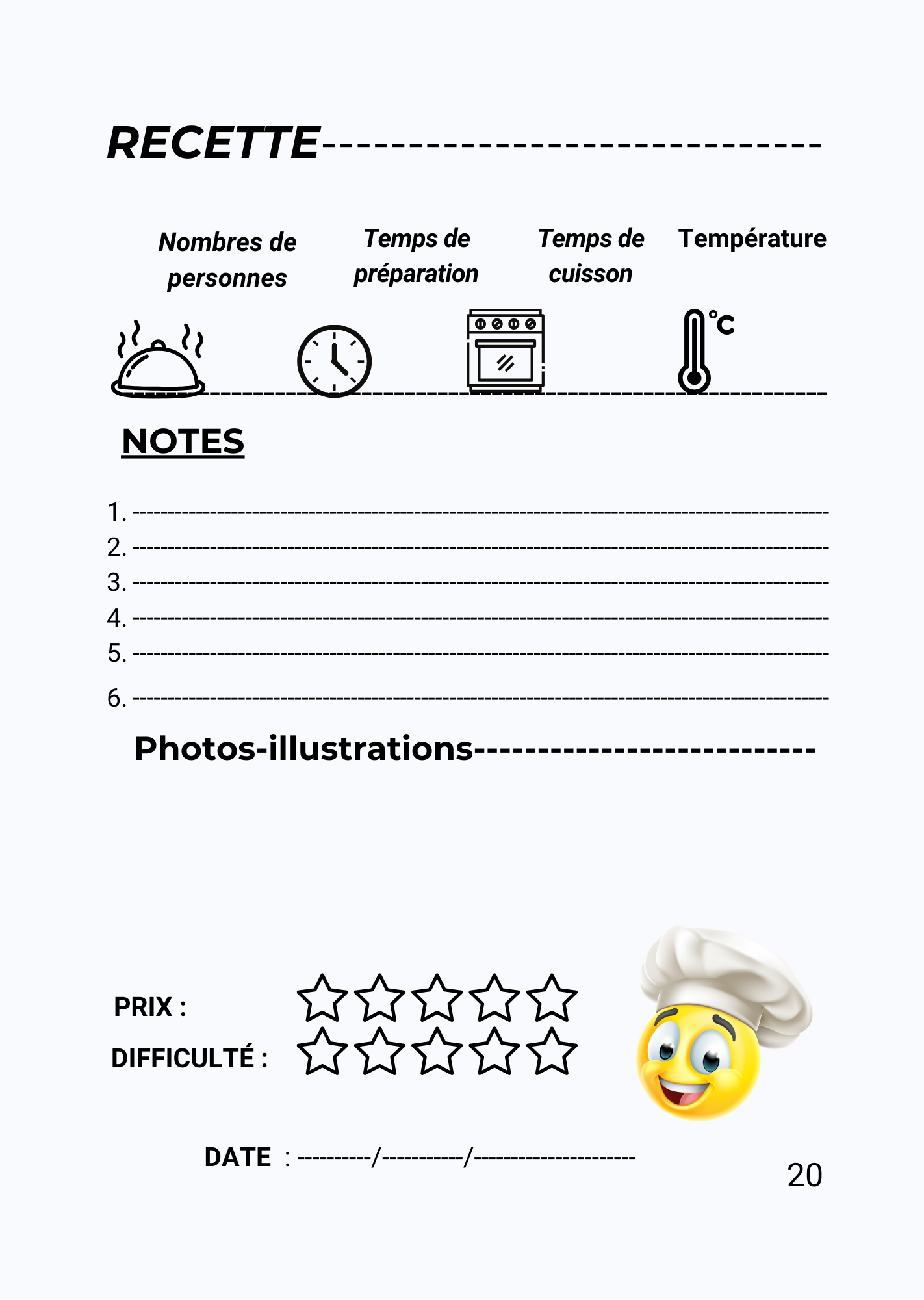 le grand livre de mes recettes221.50x28.50m) (211 x 297 mm) (211 x 297 mm) (215 x 283 mm) (215 x 285 mm) (160 x 225 mm) (2)