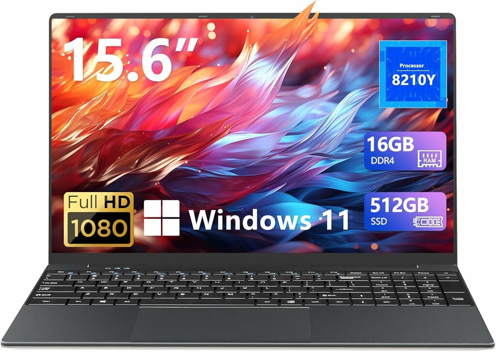 Monovate Ordinateur Portable 15.6 Pulgadas, Windows 11 PC Portable Core ...