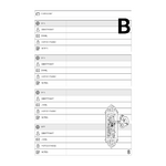carnet de mot de passe (6 x 9 po) (15)