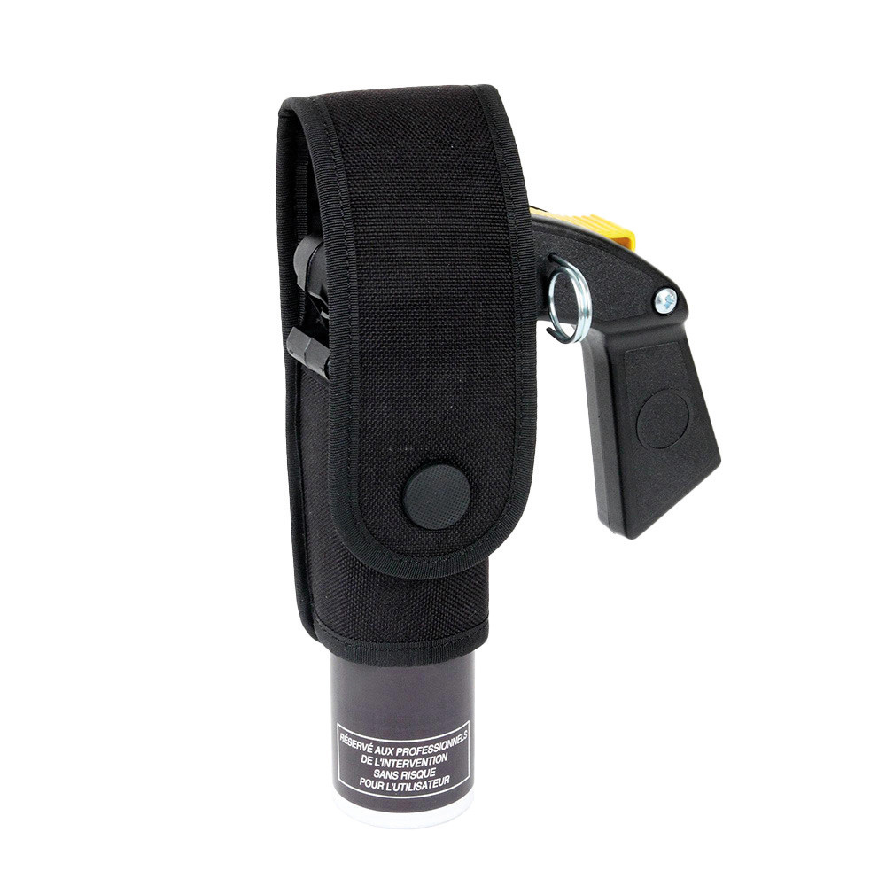 Etui extincteur lacrymogène grand format 100 ml avec poignée