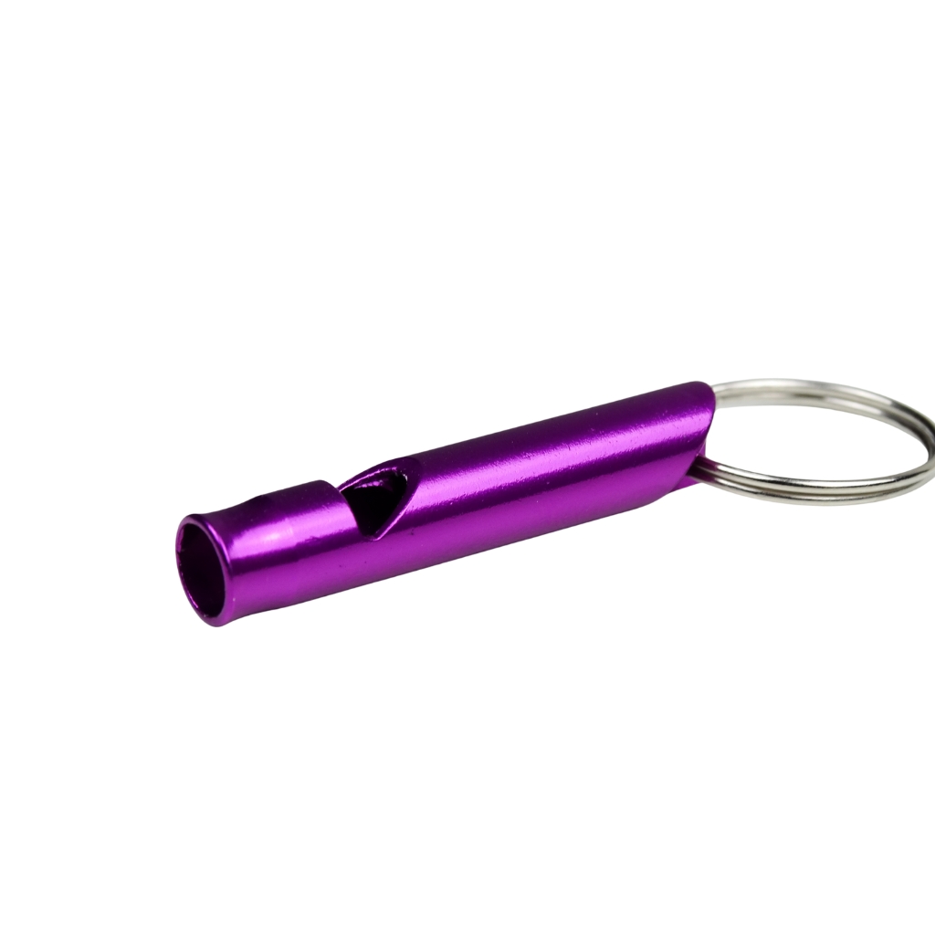 Sifflet anti-agression puissant 4.5 cm violet