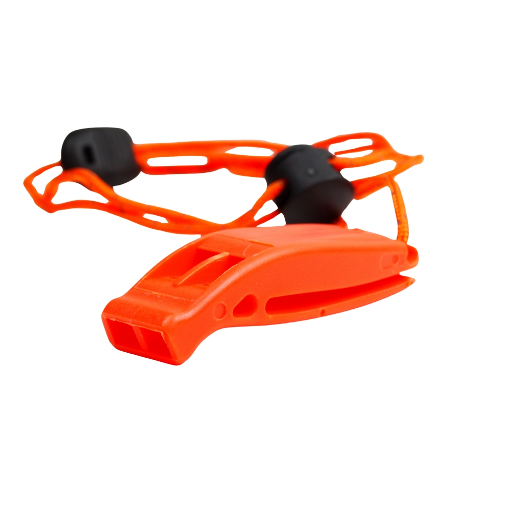 Sifflet antiagression détresse survie orange