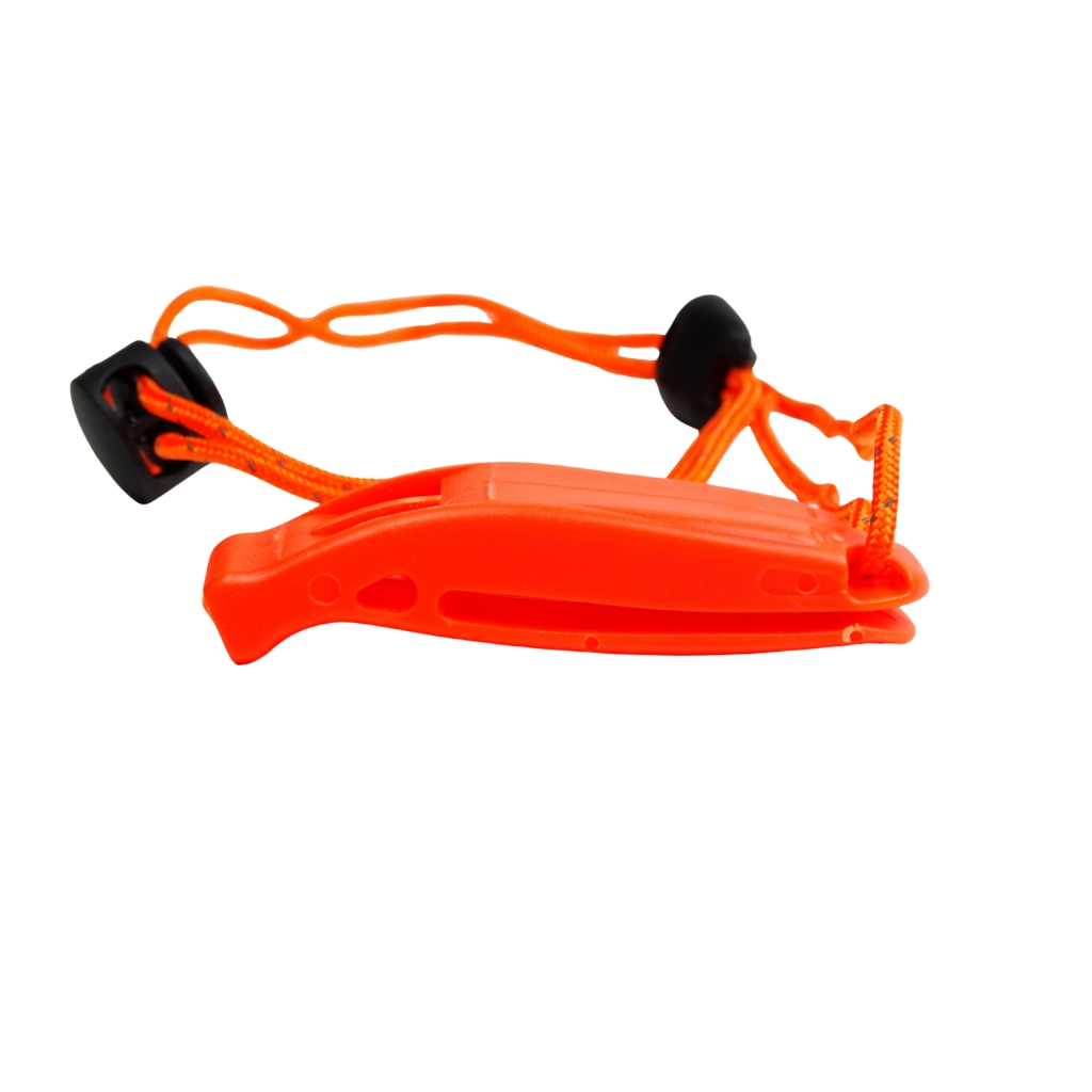 Sifflet de détresse survie orange