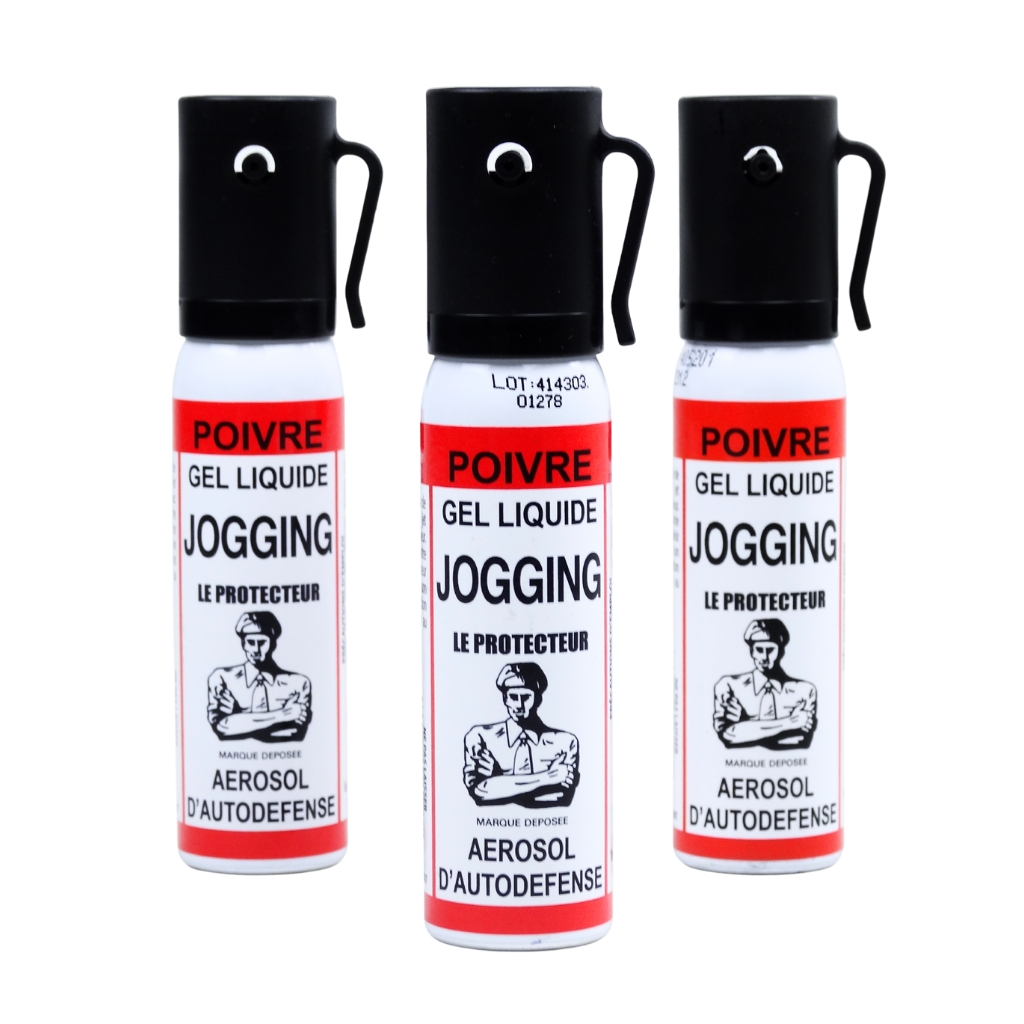 lot de 3 x Sprays au poivre gel 25 ml
