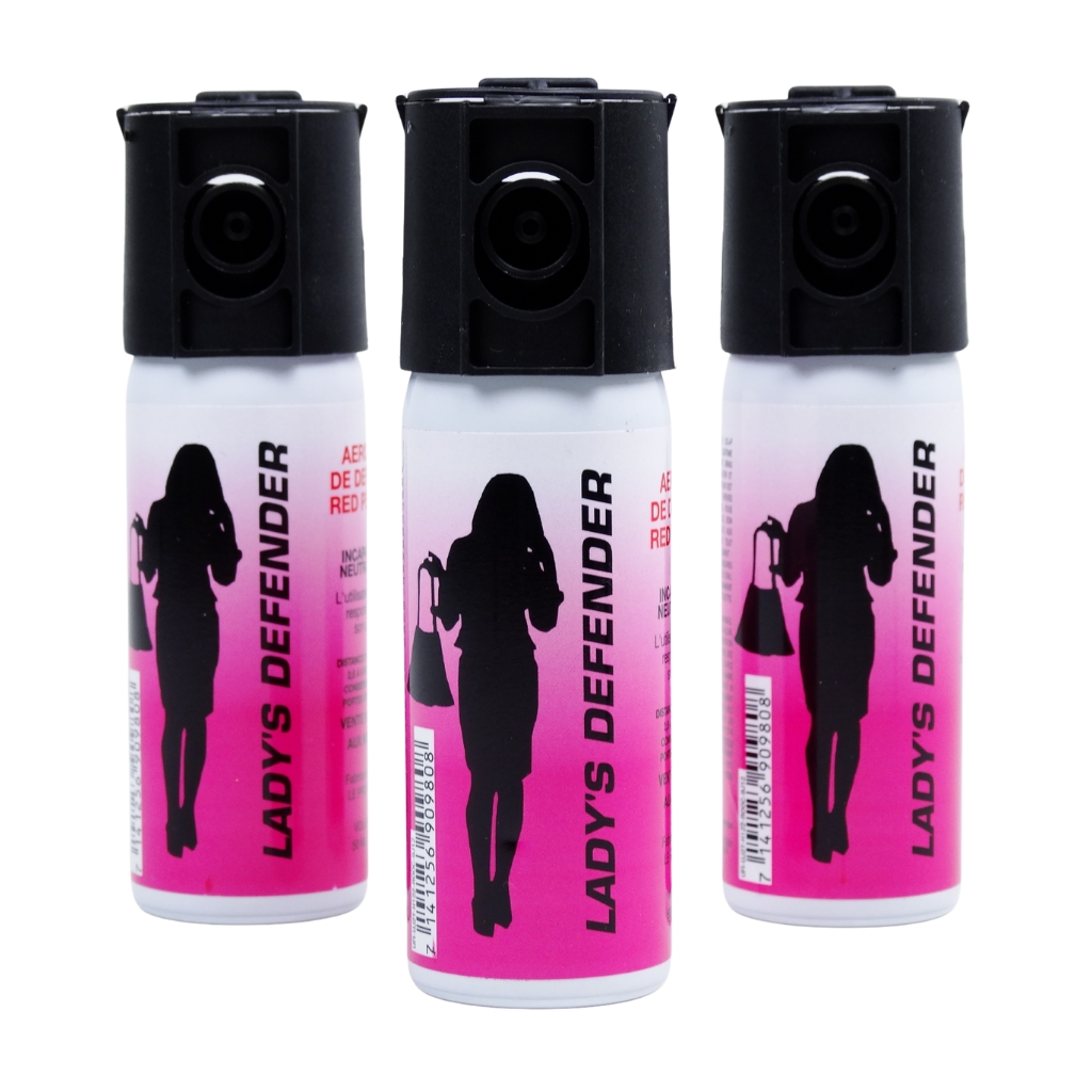 Pack de 3 x Bombes au poivre femme 50 ml gel