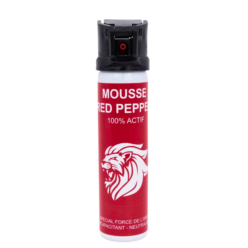 Aérosol de défense Mousse Red Pepper 75 ml