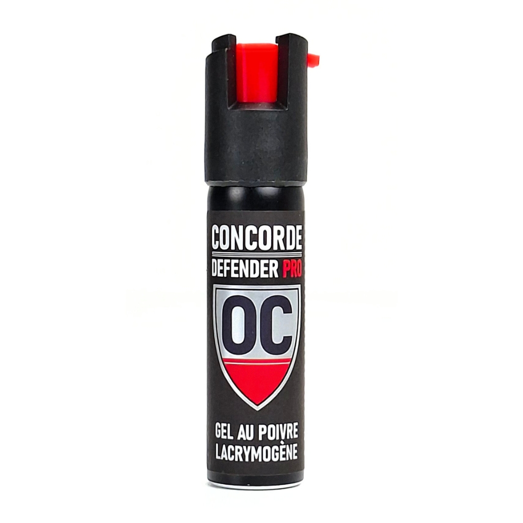 Bombe lacrymogène de poche puissante gel poivre 25 ml Pro