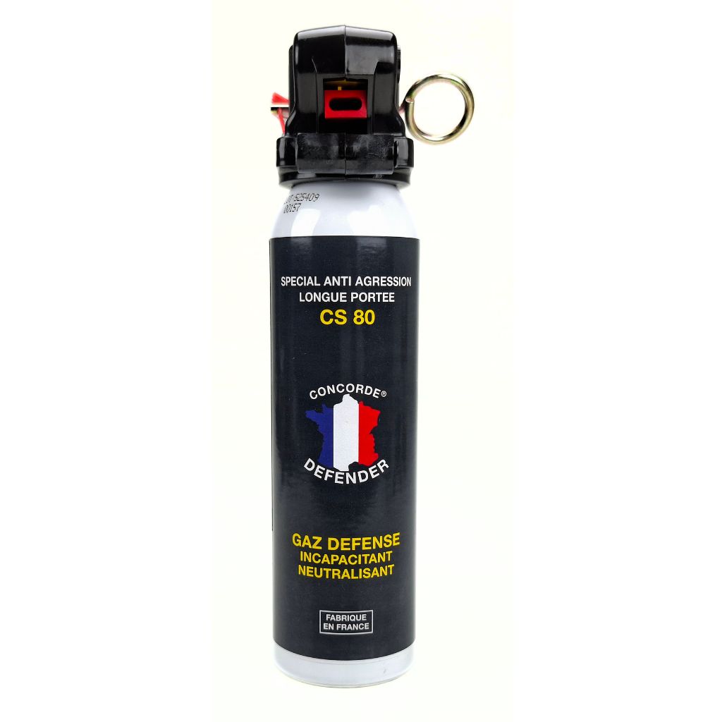 Bombe lacrymogène 100 ml gaz CS TW1000 grande capacité défense