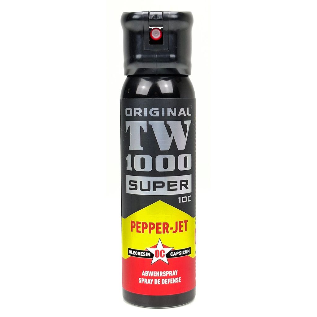 Bombe lacrymogène TW1000 Pepper-Jet 100 ml au poivre OC