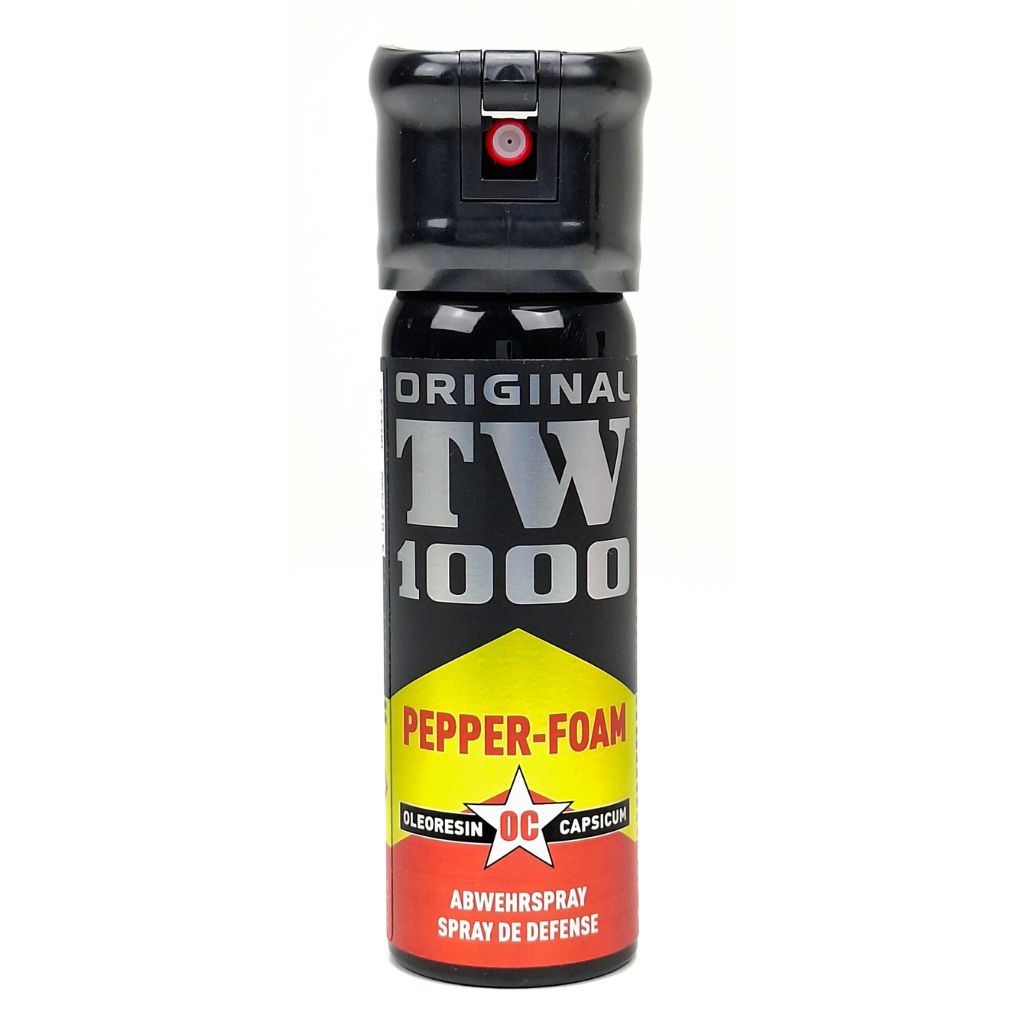 Bombe lacrymogène TW1000 Pepper-Foam 63 ml mousse poivre
