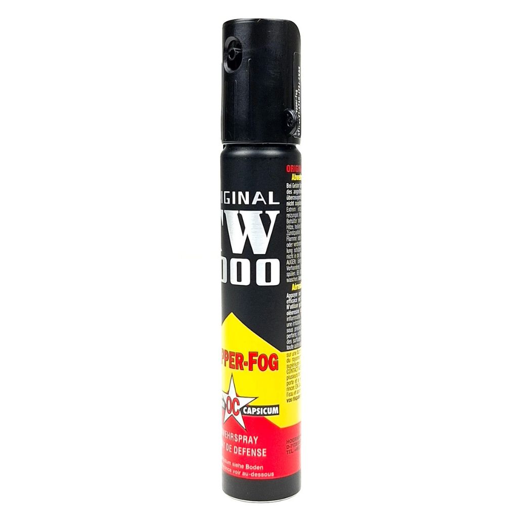 Spray de défense gaz poivre TW1000 40 ml long et fin