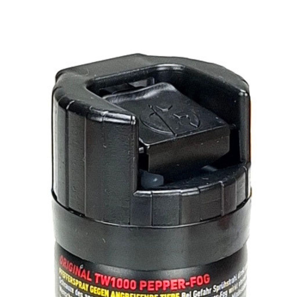 Bombe au poivre compacte TW1000 40 ml avec capuchon antidéclenchement