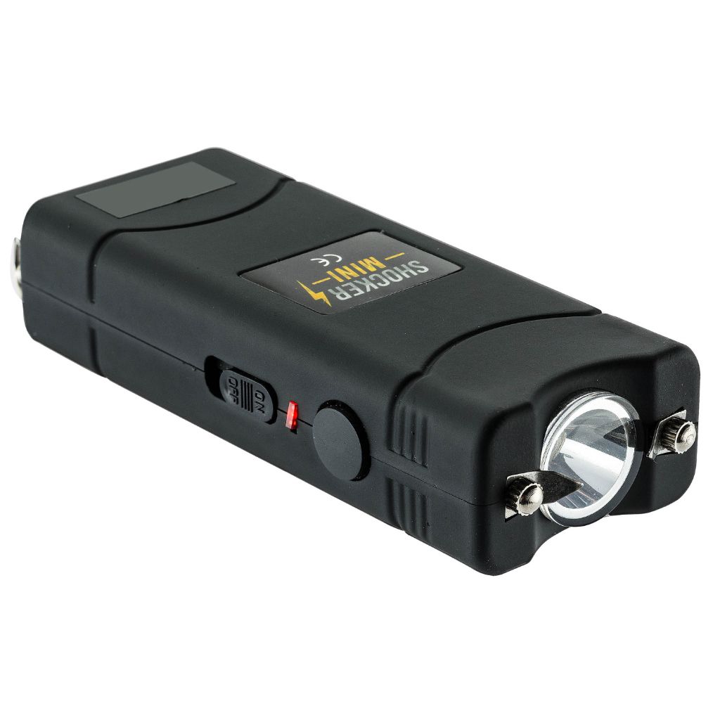 Mini taser électrique puissant 2,8 millions de volts avec lampe