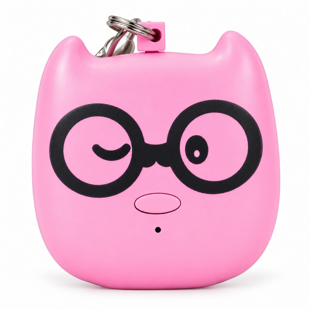 Alarme personnelle enfant rechargeable avec bouton SOS et LED
